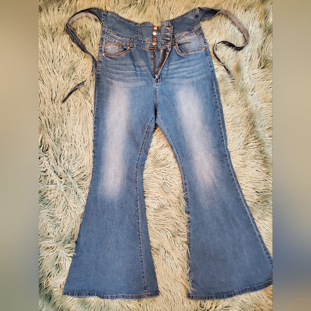 Fashion Wide Leg Jean Plus Size